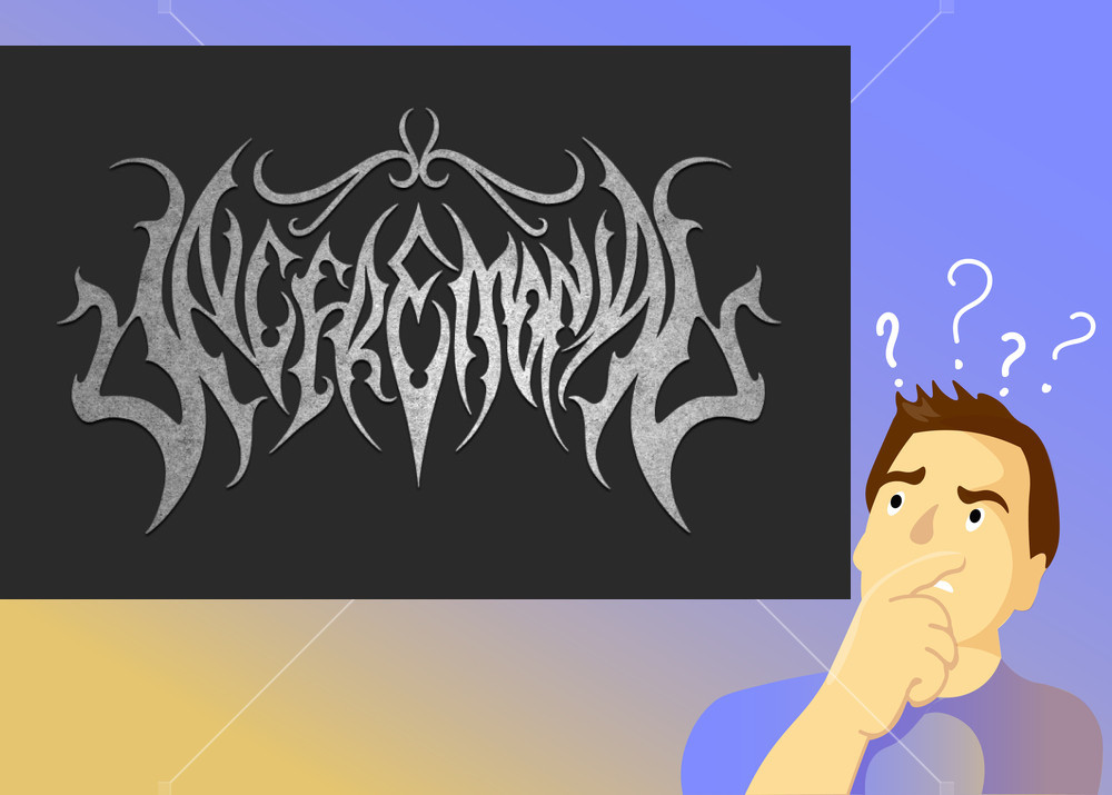 death metal font converter