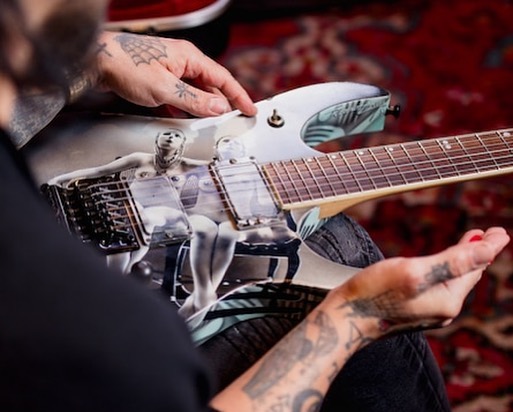 Dave Navarro Ibanez Guitar Reuinion