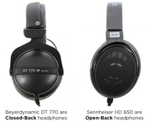 Closed Vs. Open Back Headphones