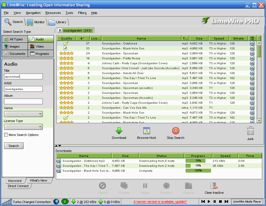 bring back limewire file sharing