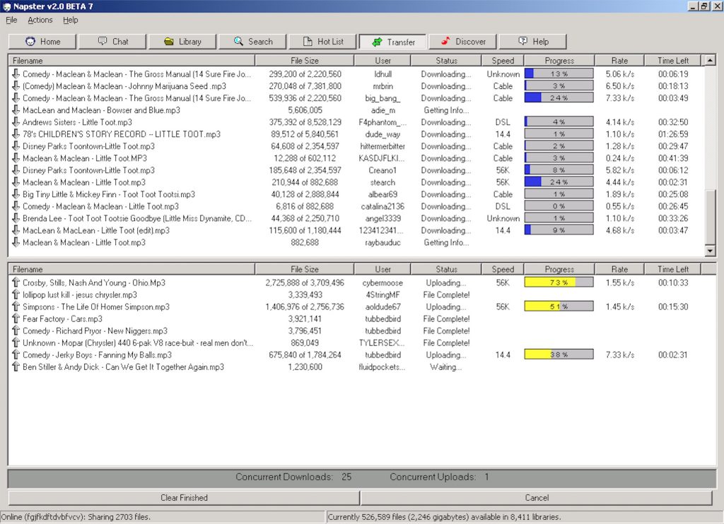 limewire p2p file sharing programs