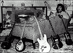 TI With Guitars From Original Black Sabbath By Steve Tarshis